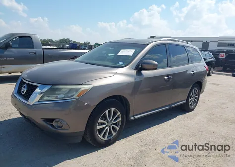 2014 Nissan Pathfinder Sv из США, поврежденный, VIN 5N1AR2MN2EC618515